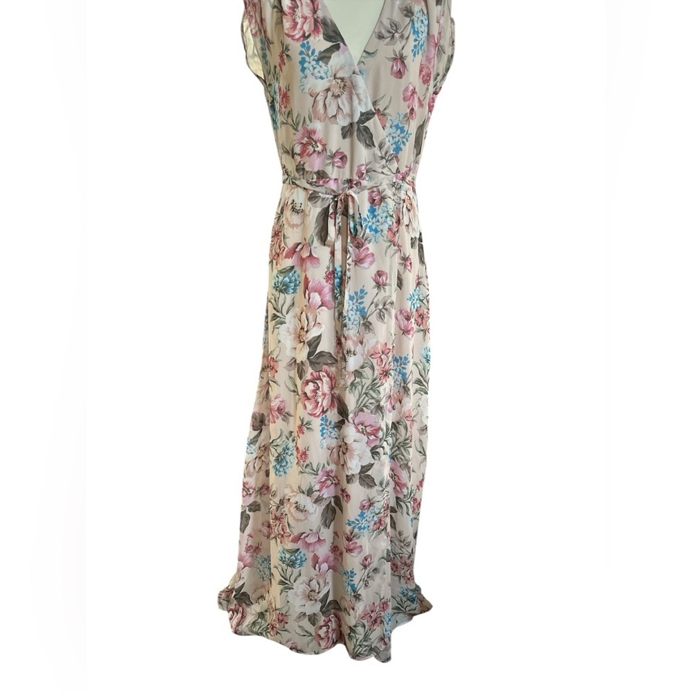 Yumi Kim Swept Away Floral Maxi Dress - Pink and Blue - Picture 6 of 11
